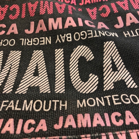 Robin Ruth Cloth Jamaica Shoulder Hobo Tote Black Pink - Picture 2 of 13